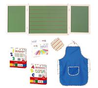 Tableau Enfant - ROBA - Triptyque - Double Face - Accessoires Variés