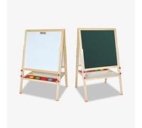 Tableau Enfant, Tableau Magnétique Double Face 2 en 1, Hauteur Réglable, Chevalet Enfant avec Éponge Lettres Magnétiques, Jeux Educatif, Dès 3 ans