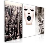 Tableau - Faces of City (3 Parts) - 120x60 Artgeist (3547)