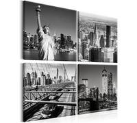 Tableau Faces of New York-Taille L 80 x H 80 cm Imprimé G