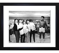Tableau Favoris Mohammed Ali Meets The Beatles Photo encadrée