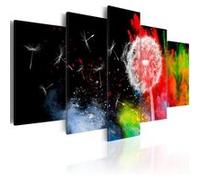 Tableau Imprimé "Festival of Colours" 100 x 200 cm Multicolore G