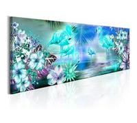 Tableau Flamingoes by Night-Taille L 135 x H 45 cm