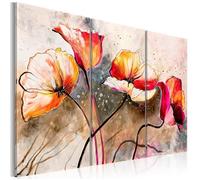 Tableau Fleurs Dans des coquelicots 120x80 cm - Tableau deco