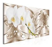 Tableau Flowering (1 Part) Narrow Beige-Taille L 120 x H 40 cm