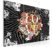 Tableau Flowers from the heart-Taille L 60 x H 40 cm Imprimé