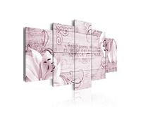 Tableau Flushed lilies-Taille L 100 x H 50 cm