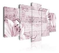 Tableau Flushed lilies-Taille L 100 x H 50 cm Imprimé G