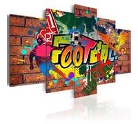 Tableau football (graffiti)-Taille L 200 x H 100 cm Imprimé G