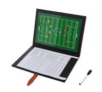 Tableau Football Tactique Entraîneur Board, Cahier pour l'Entrainement Football, avec Cinq Feuilles de Papier D'Enregistrement, Accessoires Complets, pour l'Enseignement