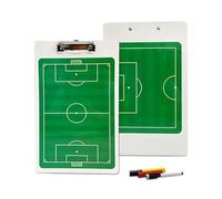 Tableau Football Tactique Entraîneur Board, Tableau D'entraînement de Football, avec Stylo Effaçable à Base D'eau, Design Recto Verso, pour l'enseignement