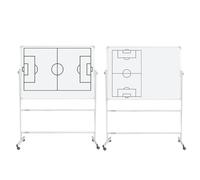 Tableau Football Tactique Entraîneur Board, Tableau Tactique Basketball, avec Marqueurs et Gommes pour Tableau Blanc, Rotation à 360°, pour l'enseignement et l'analyse Tactique(Football)