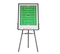 Tableau Football Tactique Entraîneur Board, Tableau Tactique Football Magnétique, Accessoires Complets, Hauteur Réglable, Idéal pour L'encadrement des Compétitions