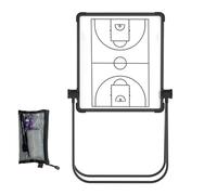 Tableau Football Tactique Entraîneur Board, Tableaux Tactiques de Basket-Ball, Rotatif à 360°, Aucune Installation Requise, pour l'entraînement, la Compétition(Small,Basketball)