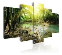 Tableau Forest river-Taille L 100 x H 50 cm Imprimé G