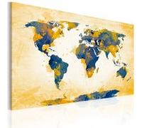 Tableau Four corners of the World-Taille L 90 x H 60 cm Imprimé