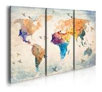 Tableau Free as a bird triptych-Taille L 60 x H 40 cm Imprimé G