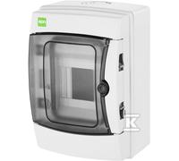 Tableau GALANT PLUS RN 1/4 IP65 porte transparente N+PE 1601-01
