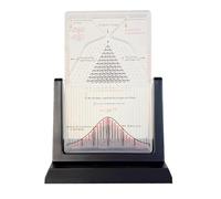 Tableau Galton de bureau de laboratoire physique,outil d'expérimentation | Modèle mathématique distribution normale avec courbe cloche,for les éducateurs et les étudiants, modèle démonstration