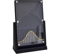 Tableau Galton, modèle de démonstration de phénomènes aléatoires, modèle de démonstration de probabilité avec courbe en cloche, outil d'expérimentation en laboratoire de physique(Black)
