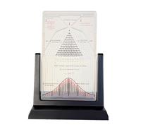Tableau Galton, modèle de démonstration de probabilité avec courbe en cloche, outil d'expérimentation de droit statistique efficace pour la distribution aléatoire et l'enseignement en laboratoire de