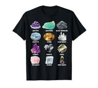 Tableau géologique éducatif sur Les Types de Cristaux T-Shirt