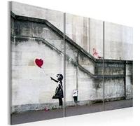Tableau Girl With a Balloon by Banksy-Taille L 120 x H 80 cm Imprimé