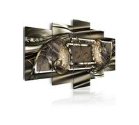 Tableau Golden beans-Taille L 100 x H 50 cm