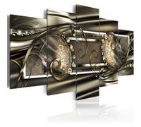 Tableau Golden beans-Taille L 200 x H 100 cm Imprimé G