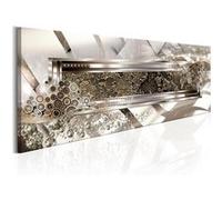 Tableau Golden Border-Taille L 120 x H 40 cm Imprimé G