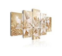 Tableau Golden Bouquet-Taille L 200 x H 100 cm