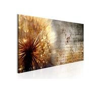 Tableau Golden Dandelion-Taille L 120 x H 40 cm