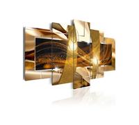 Tableau Golden Lava-Taille L 100 x H 50 cm Imprimé