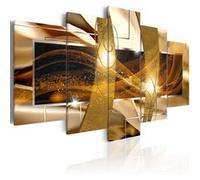 Tableau Golden Lava-Taille L 200 x H 100 cm Imprimé