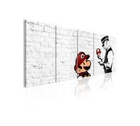 Tableau Graffiti on Brick-Taille L 225 x H 90 cm Imprimé G