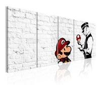 Tableau Graffiti on Brick-Taille L 225 x H 90 cm Imprimé G