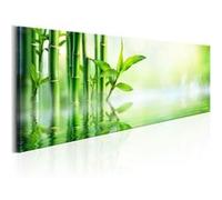 Tableau Green Bamboo-Taille L 120 x H 40 cm Imprimé G