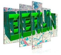 Tableau - Green Berlin (5 Parts) Wide - 200x100 Artgeist (4637) G
