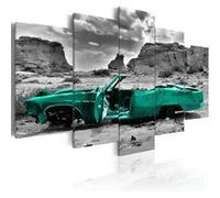 Tableau Green car-Taille L 200 x H 100 cm Multicolore G