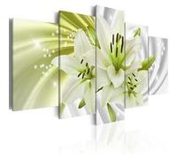 Tableau Green Glow-Taille L 200 x H 100 cm Imprimé G