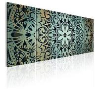 Tableau Green Mandala-Taille L 200 x H 80 cm Imprimé G