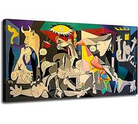 Tableau Guernica De Picasso Avec Cadre Impression Sur Toile Tableau DéCoration Murale Salon Moderne 60x120cm(24x47in)