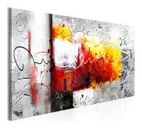 Tableau Hammer (1 Part) Red Narrow-Taille L 150 x H 50 cm Imprimé G