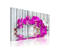 Tableau harmony: orchid Triptych-Taille L 120 x H 80 cm