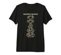 Tableau Historique de vélo Evolution Bike T-Shirt Haut de Gamme