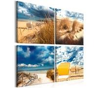 Tableau Holiday at the Seaside-Taille L 80 x H 80 cm