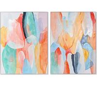 Tableau Home ESPRIT abstrait Moderne 90 x 3,5 x 120 cm (2 pièces)