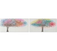 Tableau Home ESPRIT Arbre Moderne 120 x 3 x 60 cm (2 pièces)
