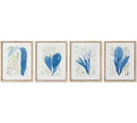 Tableau Home ESPRIT Méditerranée 35 x 2,5 x 45 cm (4 pièces)