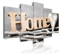 Tableau Home: Forest Cottage-Taille L 200 x H 100 cm Imprimé G